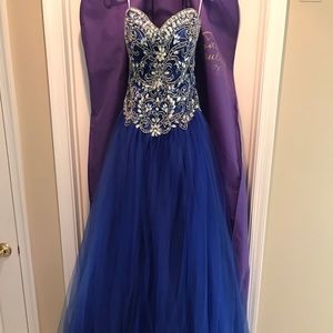 Royal Blue Dress